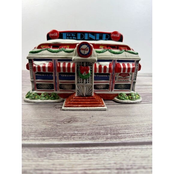 COCA COLA Town Square Building Dinner Restaurant 1992 Iluminated RETIRED - Picture 5 of 16